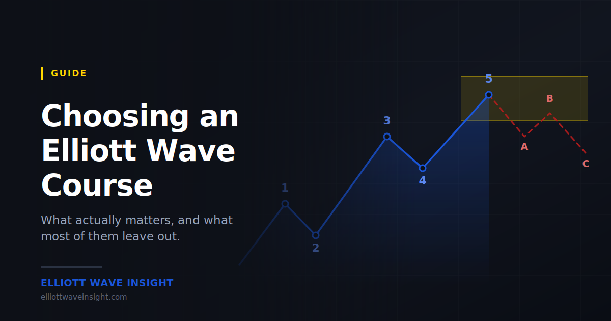 Choosing an Elliott Wave Course: What Actually Matters